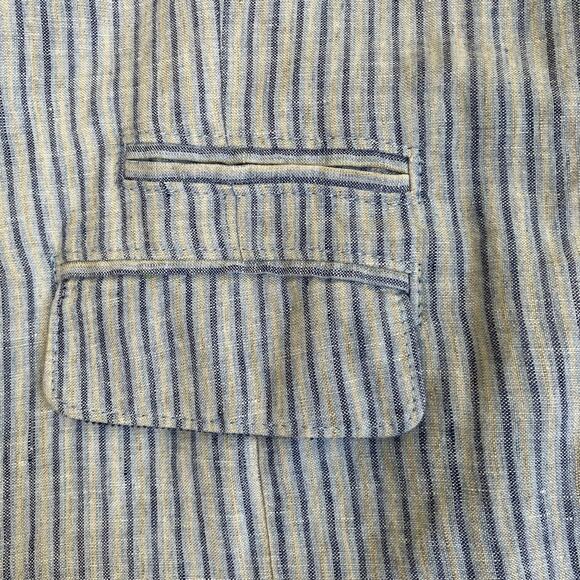 Kroon Mens Sz M New Suit Vest Waistcoat Mixed Media Linen Corduroy Preppy - Picture 10 of 15